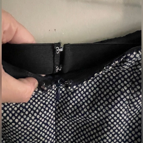 JCrew polka dot strapless dress with pockets size 2 - Picture 6 of 6